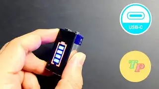 Rechargeable 9v Battery - How to Make 9v Lithium Battery With Capacity Indicator