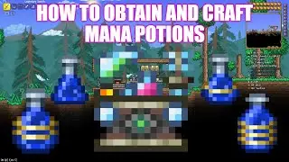 How To Find And Craft All Mana Potions - Terraria Beginner's Guide