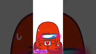 I ❤️ U//❤️Red x Blue💙//Rodamrix//#amongus#minipurple#animation#iloveyou#trend#rodamrix#memes#shorts