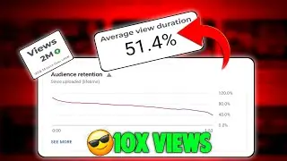 How to Increase Audience Retention in 2024 to Get 10x Views Faster✅