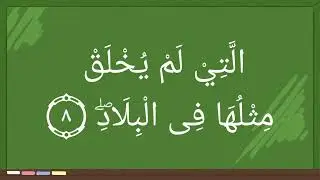 Surat Al Fajr | صورة الفجر | ayat 1 - 14