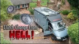 Sprinter CLUTCH CHANGE From Hell! (After 13,000 Mile Eurotrip)