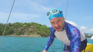 126 KILOMETERS SWIM around the island of Phuket | swam for 15 days straight Day and Night. Day 8