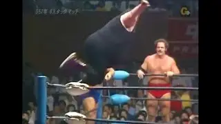 1982 09 14 Terry Funk & Tsuruta & Tenryu vs Destroyer & Blackwell & Bass