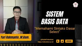 Memahami Sintaks Dasar Select - SISTEM BASIS DATA