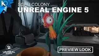 Sci-Fi Colony - Desk Toy- Unreal Engine 5 #GameDev #UE5