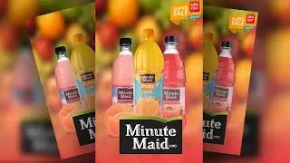 Photoshop Tutorial - Create an Juice Company   Flyer Design