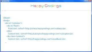 HTML | Clear both