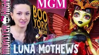 Луна Мотьюс Бу Йорк | Luna Mothews Boo York Monster High обзор на русском ★MGM★