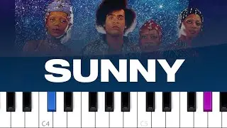 Boney M. - Sunny (piano tutorial)