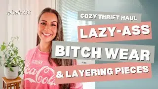Cozy Thrift Haul | Hoodies, Loungewear & Layering Pieces for Fall | Try-On & Styling Ideas | Outfits