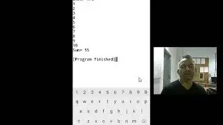 While demo:   Sum of series using smartphone