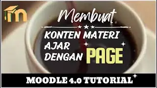 Menyusun posting materi dengan PAGE di Moodle