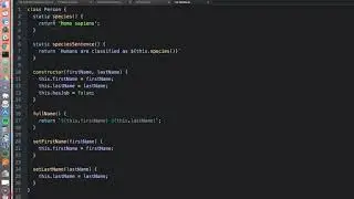 Get Methods in JavaScript Classes