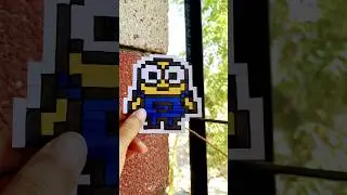 Boredom cure_PixelArt 💙💛🤍 #pixelart #minions #shorts