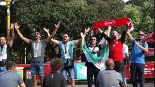 Egyptian fans in Moscow