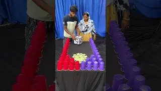 Best Family Mom Vs Son Flip Ludo & Drop Cup Challenge 🥤 7 