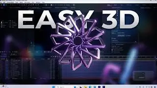 make 3D objects in After Effects — No Plugins —Tutorial easy