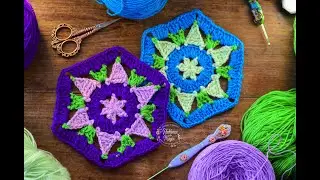 Estrellas de mi jardín ( Técnicas y crochet )