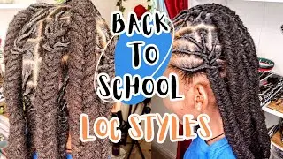 Before & After's ft. My Little Clients | Back to School Edition | For Boys | Loc Styles