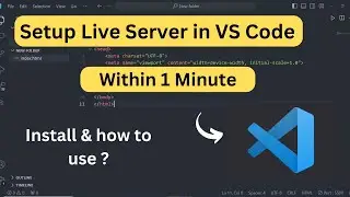 How to Install Live server in VS Code | Complete step | Hindi | Live server | VS Code