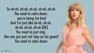 Taylor Swift - You Need To Calm Down (Lyrics) @TaylorSwift