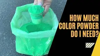 How Much Powder Do I Need For My Color Blaze Run?