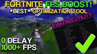 *ULTIMATE* Fortnite FPS BOOST Tool🔧(Boost Fps, Lower Input Delay & Latency)