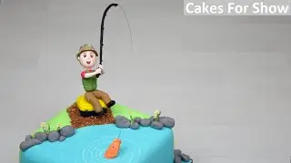 Making a Fishing Cake