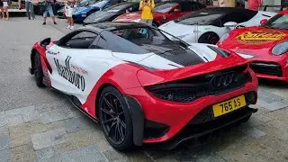 The Cannon Run in Monaco 2023 - Arrival & Leaving! Twin Turbo Huracan, LB 458, MC Stradale, 812SF...