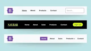 Responsive Navbar Using Bootstrap 5 | Hindi Tutorial