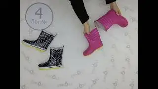 Aldi rubber boots for children, 4 Цена: 6.99 евро за кг ,сток одежда оптом