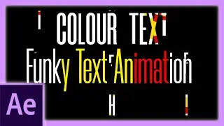 Colour Fill Text Animation | After Effects
