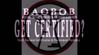 BAOBOB - Intro to Minority Owned Small Business Certification & Procurement Workshop