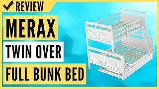 Merax Twin Over Full Bunk Bed with Twin Size Trundle