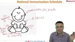 Vaccines Summary under National Immunization Schedule: NEET PG