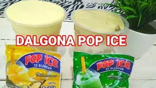 cara membuat dalgona pop ice hanya takaran sendok ll Resep dalgona pop ice