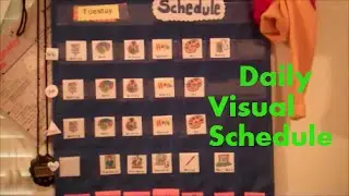 Kid's Daily Visual Schedule