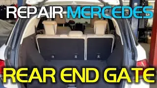 How to Remove/Install drive unit for Automatic rear-end gate,GLE 350 TAILGATE,GLE 350 Trunk not work