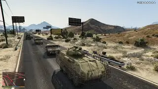GTA 5 [R.D.E. 3.1.7] - Army LEWD APC Tank Rampage + 6 Star Wanted Level Escape