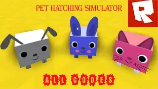 Симулятор вылупления домашних животных Роблокс + КОДЫ. Pet Hatching Simulator Roblox + CODES 🐶🐶🐶