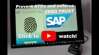 bioLock MFA4SAP Live Demo: Prevent Account Take Overs and Enforce ZERO TRUST inside SAP