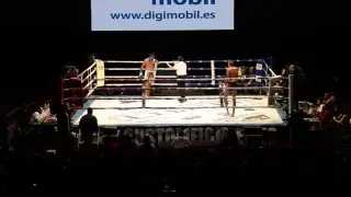 edy ruiz ( la sombra ) vs Youssef Mounji 2016 Madrid  K.O.