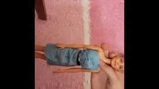 Barbielerime maskeden elbise yaptım