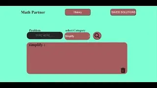 New Project Math Partner Using html , css and JavaScript    ,  Partner, Mathematics