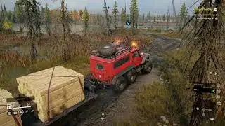 Snowrunner Walkthrough - Bridge The Gap (Island Lake mission)