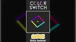 I made COLOR SWITCH in SCRATCH! | Just Finished Coding! #scratch #scratchprogramming  #shorts