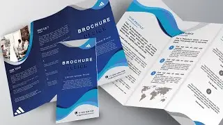 Tri Fold Brochure Design In Photoshop | Webtrickshome