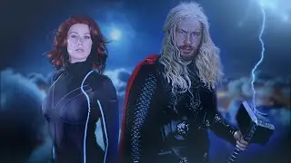 ASMR •  THE AVENGERS with THOR and BLACK WIDOW • ASMR ROLE PLAY ( collab starring FredsVoiceASMR )