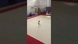 Художественная гимнастика. Аделина Лукьянова. 5лет. 1 место.